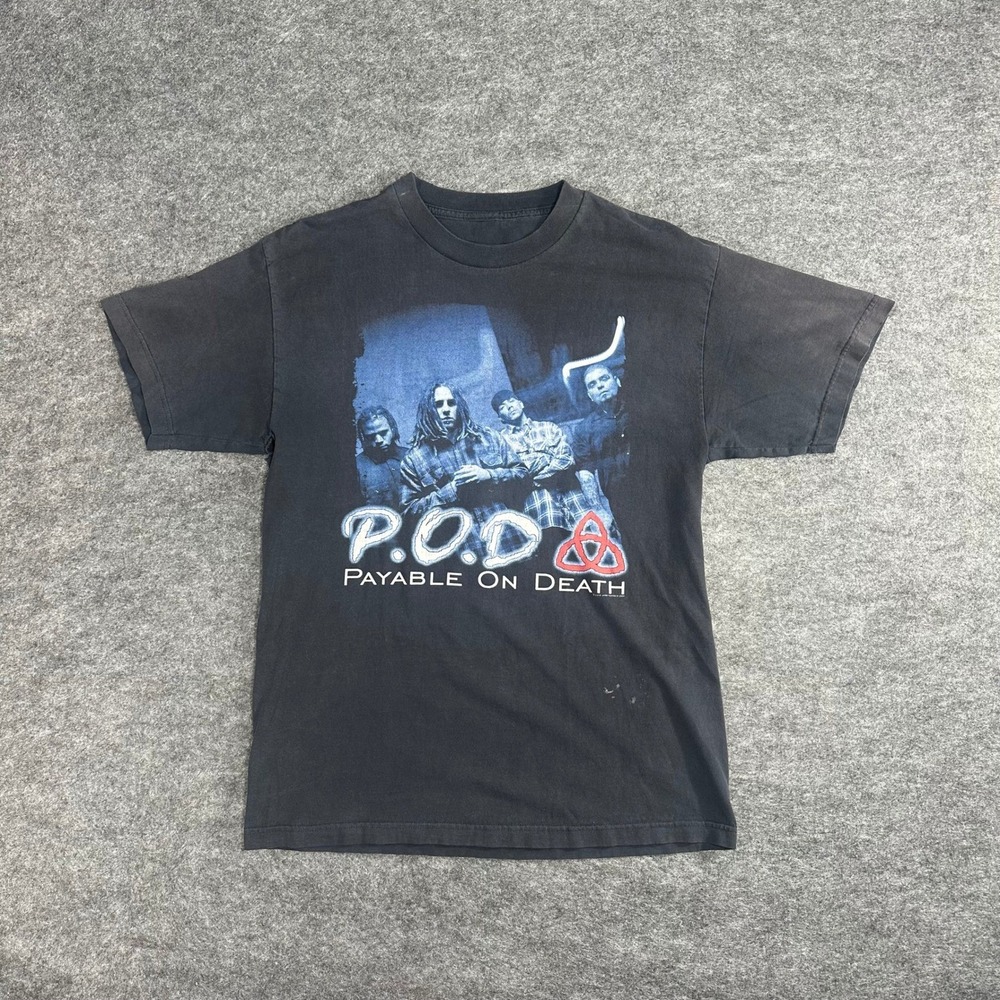 Giant POD - Vintage 90s - Payable On Death Elements Of Southtown T Shirt Medium